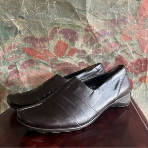 Paul Green Brown Leather Comfort Shoes